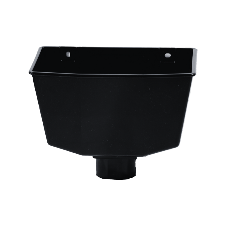 Rainwater Round Hopper Head Black
