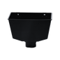 Rainwater Round Hopper Head Black