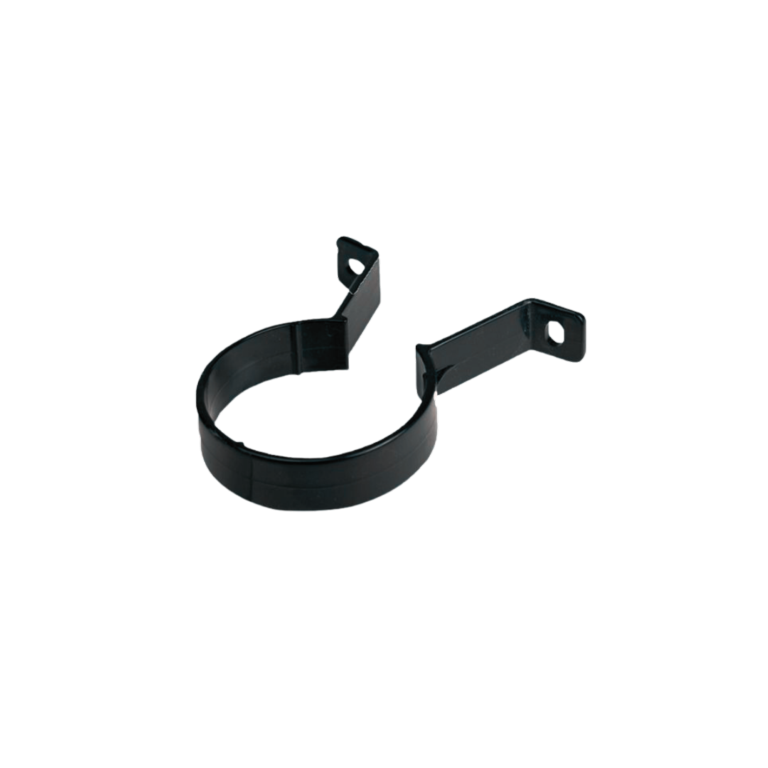 Rainwater Round Pipe Clip Black