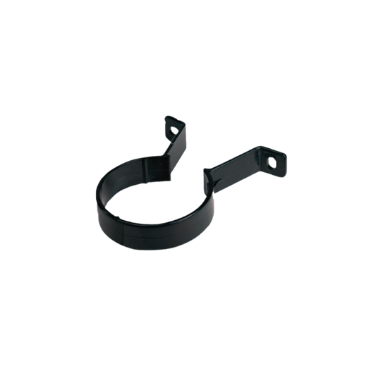 Rainwater Round Pipe Clip Black