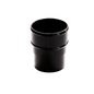 Rainwater Round Pipe Connectors Black