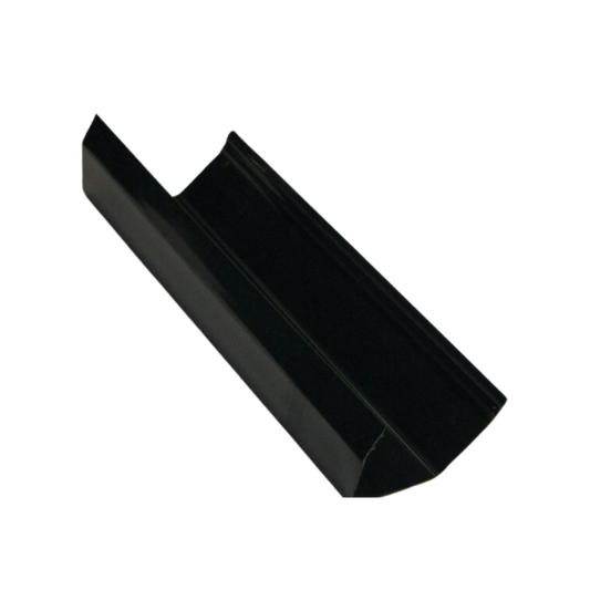Rainwater Square Gutter Black