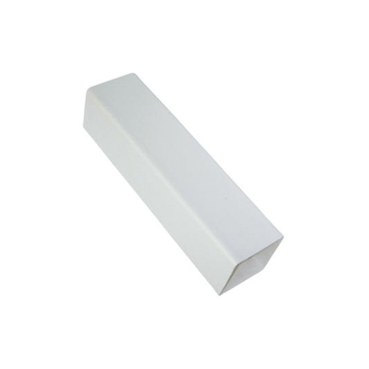 Rainwater Square Downpipe White