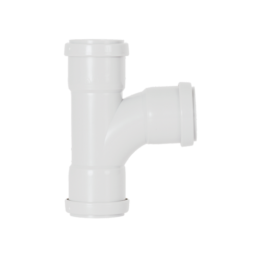 Push Fit Swept Tee 91.25° White