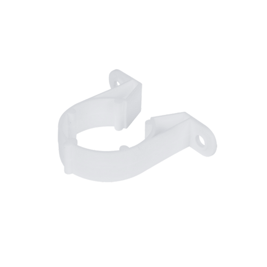 Pipe Clip White Pack 10