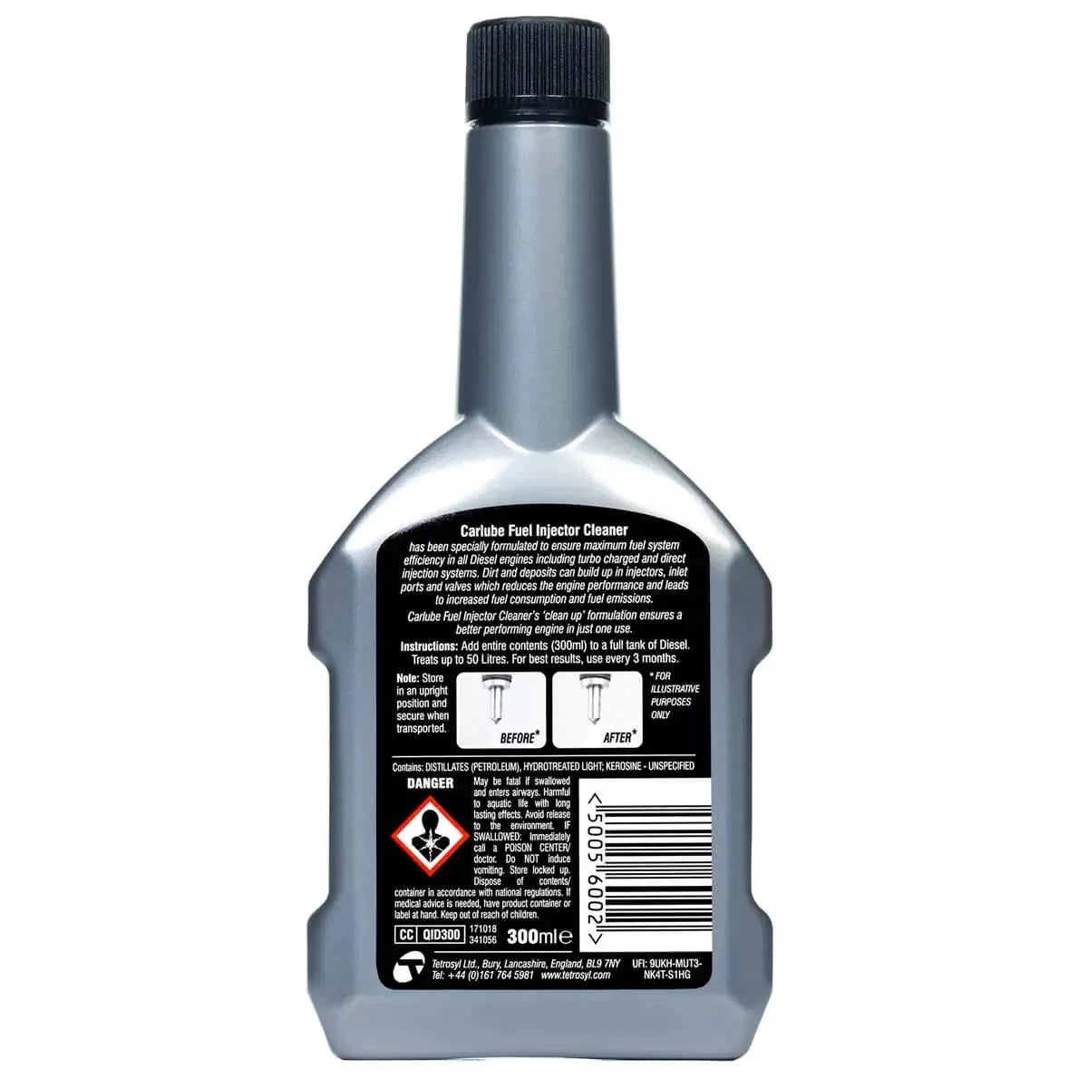 Carlube Diesel Injector Cleaner 300ml QDC300 – Turbo & Direct Injection Fuel System Cleaner