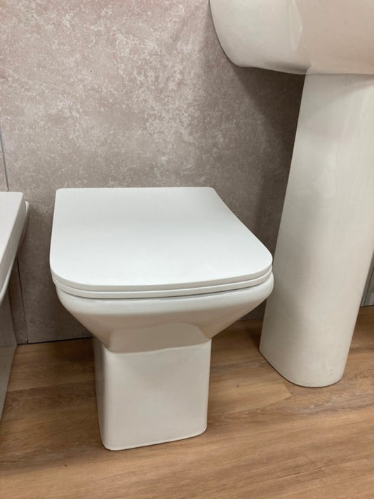 Rimless Back To Wall Pan & Seat