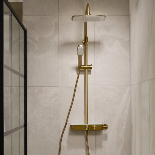 Push Button Thermostatic Mixer Shower