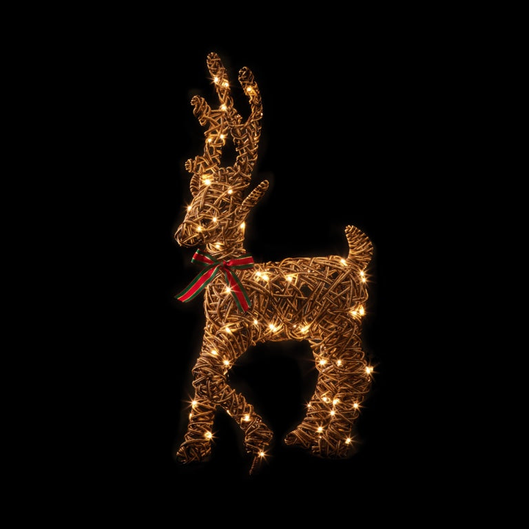 Premier Outdoor Walking Reindeer 80 Warm White LEDs - 66cm
