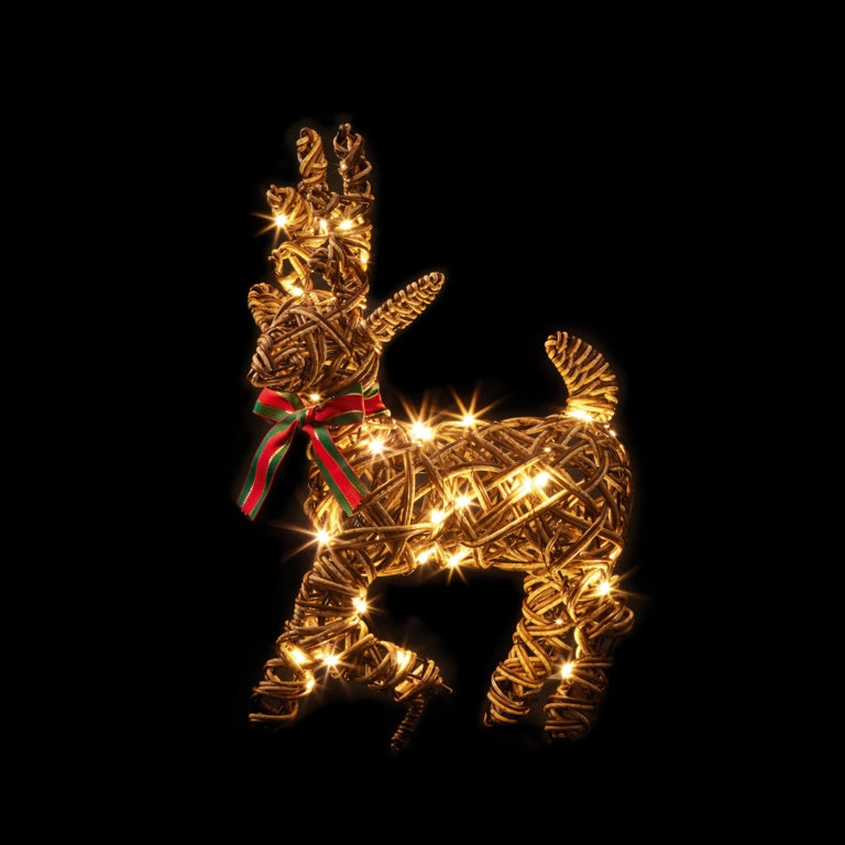 Premier Outdoor Walking Reindeer 40 Warm White LEDs - 35cm