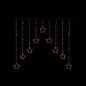 Premier FlexiBrights Star V Curtain 258 LEDs Rainbow - 1.2m