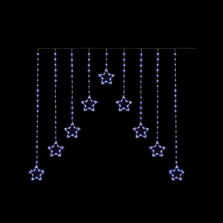 Premier FlexiBrights Star V Curtain 258 LEDs White - 1.2m