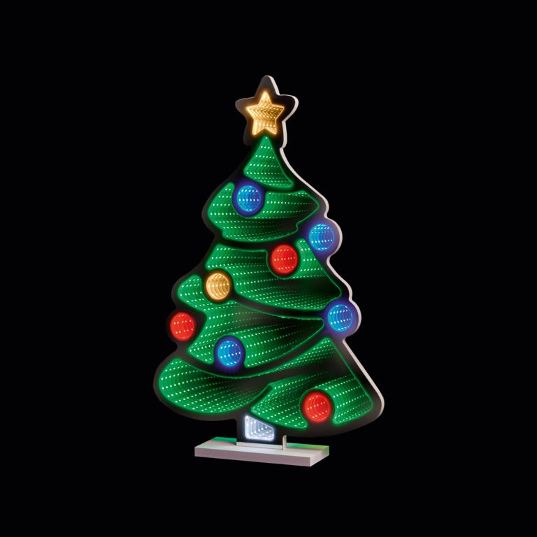 Premier Christmas Tree Infinity Mirror - 60cm