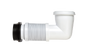 Bent Flexible W/C Pan Connector