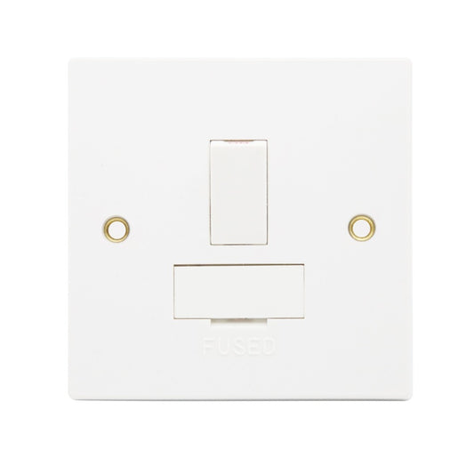 Securlec Square 1 Gang Socket Fuse Spur Double Pole