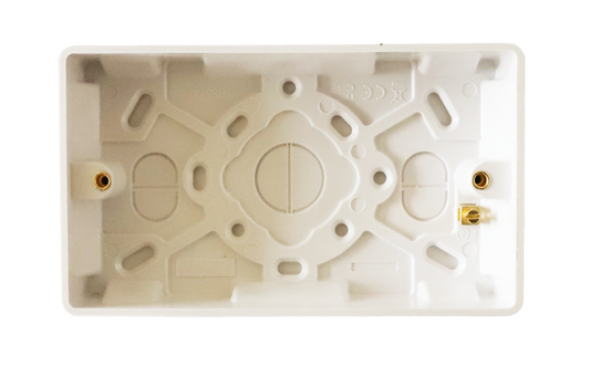 Securlec Double Pattress Box Square