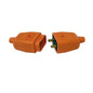 Masterplug 10A 3 Pin Heavy Duty Non-Reversible Connector Orange – Rewireable