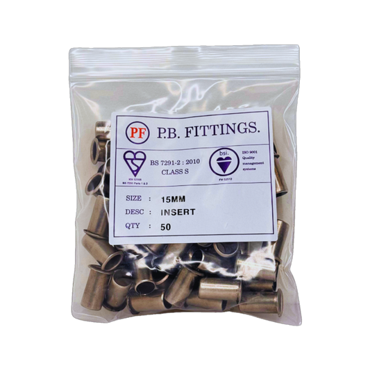 Push-Fit Univ Pipe Insert 15mm