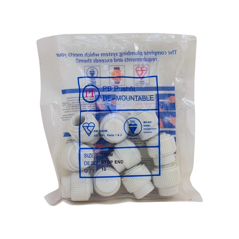 Push-Fit Stop End 15mm