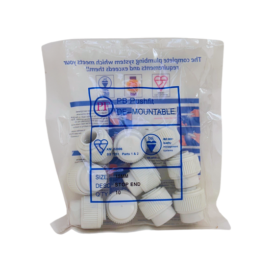 Push-Fit Stop End 15mm