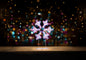 Premier White/Multi Table Top Snowflake 720 LEDs - 45cm