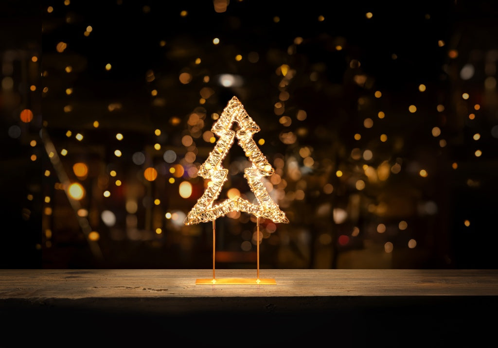 Premier Gold Table Top Tree 720 LEDs - 45cm