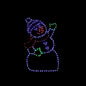 Premier Twinkling FlexiBrights Snowman 187 LEDs - 60 x 38