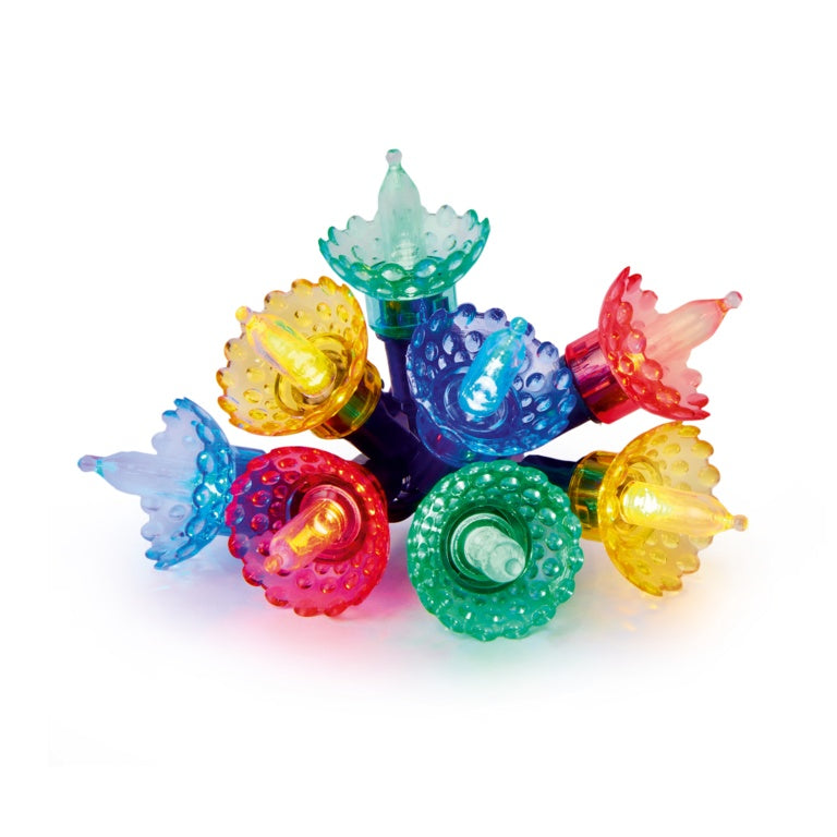 Premier Retro Light Set With Fairy Cap & Timer - 80 LED