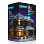 Premier Multi Action 300 LED Frosted Cap Iciclebrights - Multi Coloured White Cable