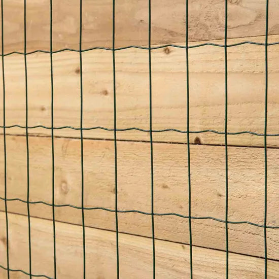 Green Blade 10m x 0.9m Green PVC Coated Metal Garden Patio Border Fencing