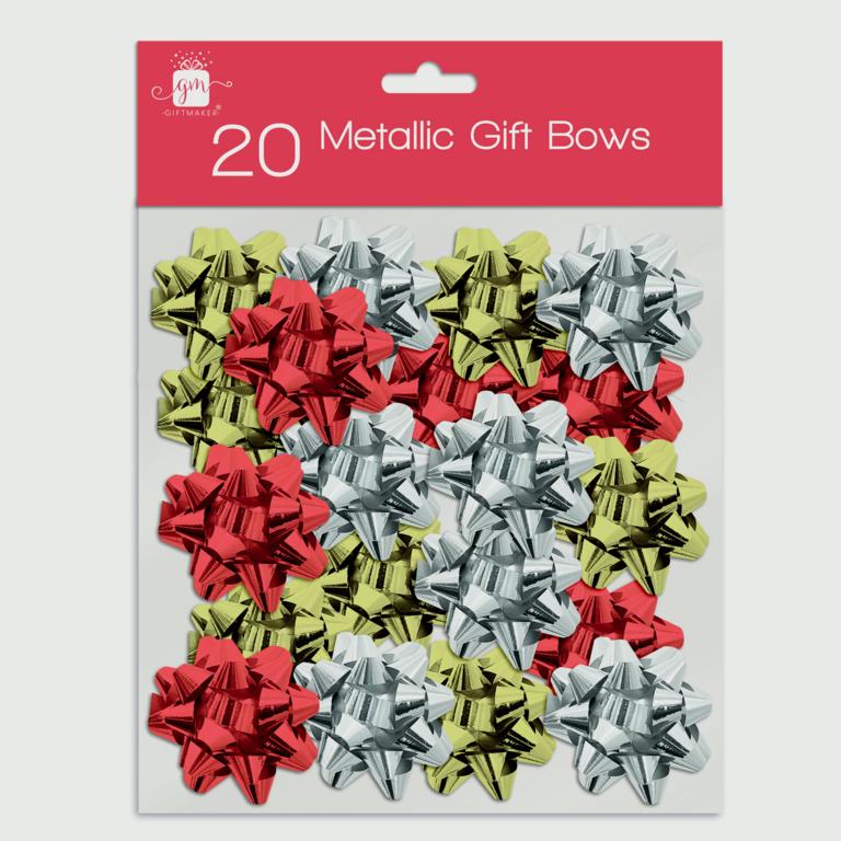 Giftmaker Gift Bows Assorted - Pack. 20
