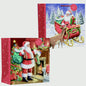 Giftmaker Traditional Santa Square Gift Bag - Giant