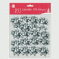 Giftmaker Gift Bows Pack 20 - Silver