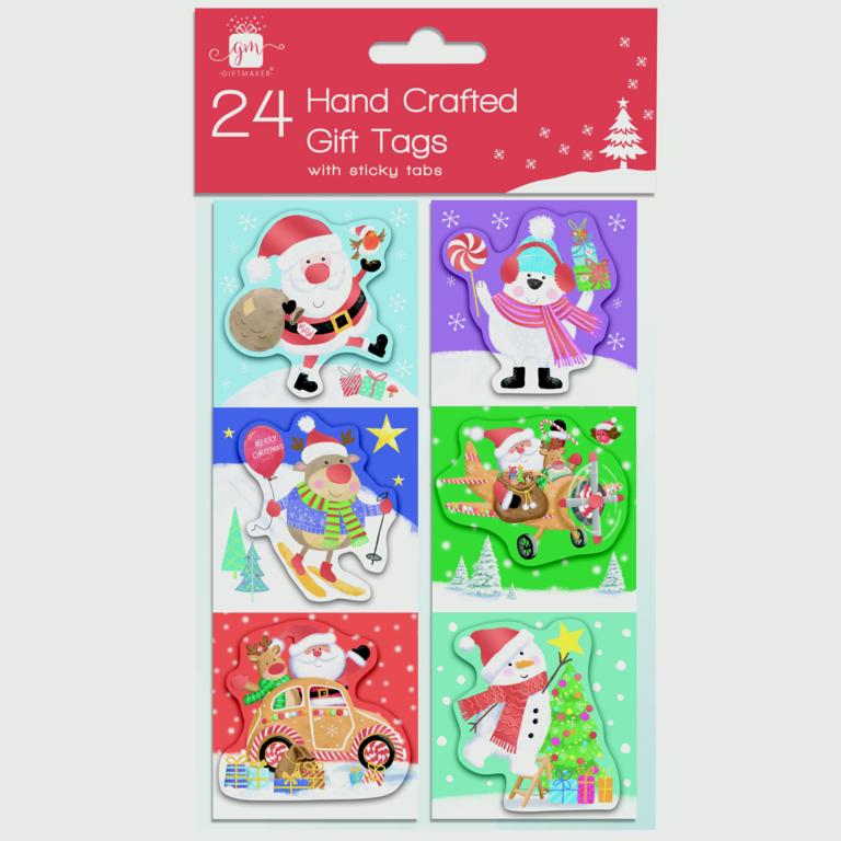 Giftmaker Handcrafted Novelty Gift Tags - Pack 24