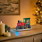 Premier Lit Santa In Train Scene - 24.5cm