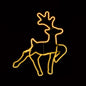 Premier Lit Neon Running Reindeer - 53 x 57 cm