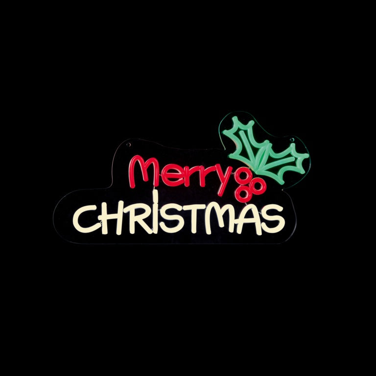 Premier Lit Merry Christmas Neon Sign - 45cm