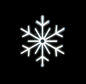 Premier USB Lit Neon Hanging Snowflake - 38cm