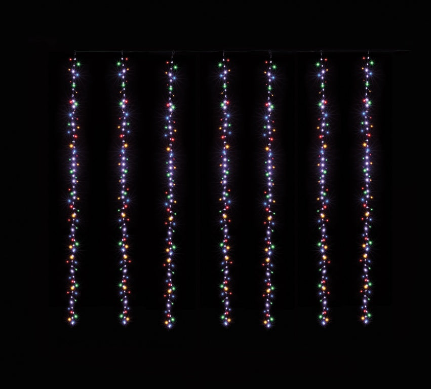 Premier 800 Compact Chasing Curtain LEDs - Multi Coloured