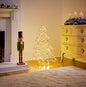 Premier Lit Golden Elegance Twist Christmas Tree - 60cm