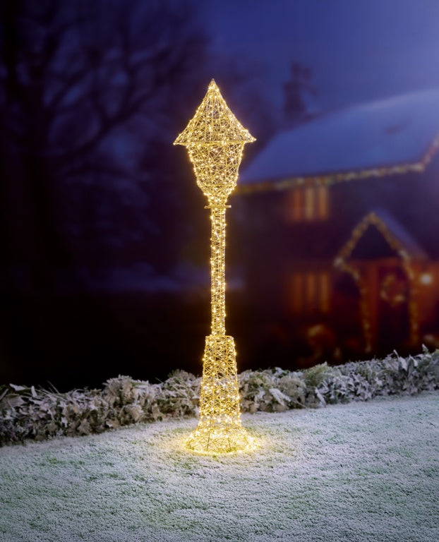 Premier Lit Golden Elegance Twist Lamp Post - 90cm