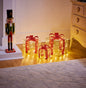 Premier Lit Golden Elegance Parcels Set Of 3 - 25cm