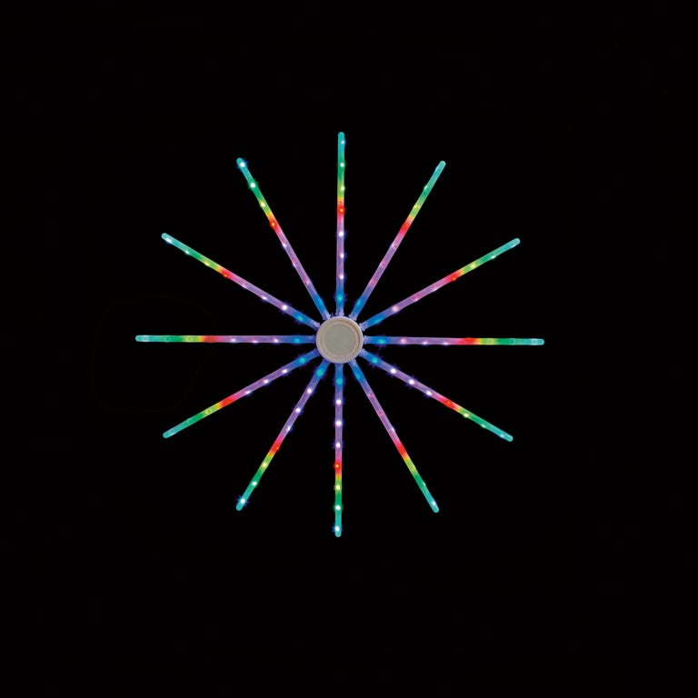 Premier Digital Round Star With 72 Coloured LEDs - 60cm