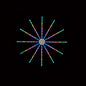 Premier Digital Round Star With 72 Coloured LEDs - 60cm