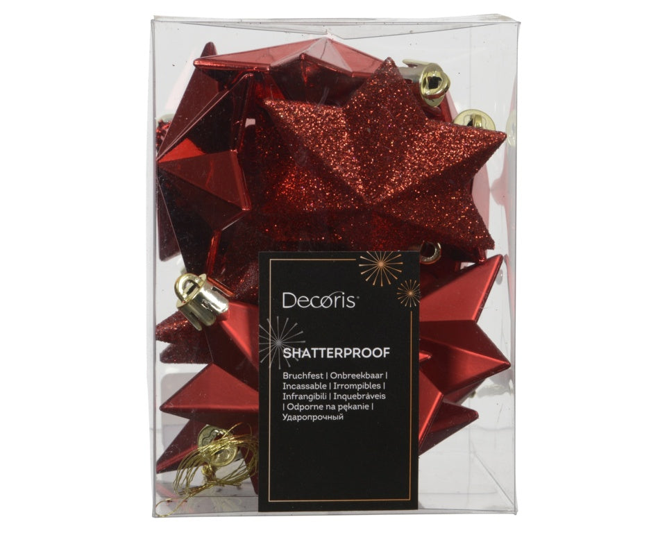 Kaemingk Star Bauble Christmas Red - 30cm