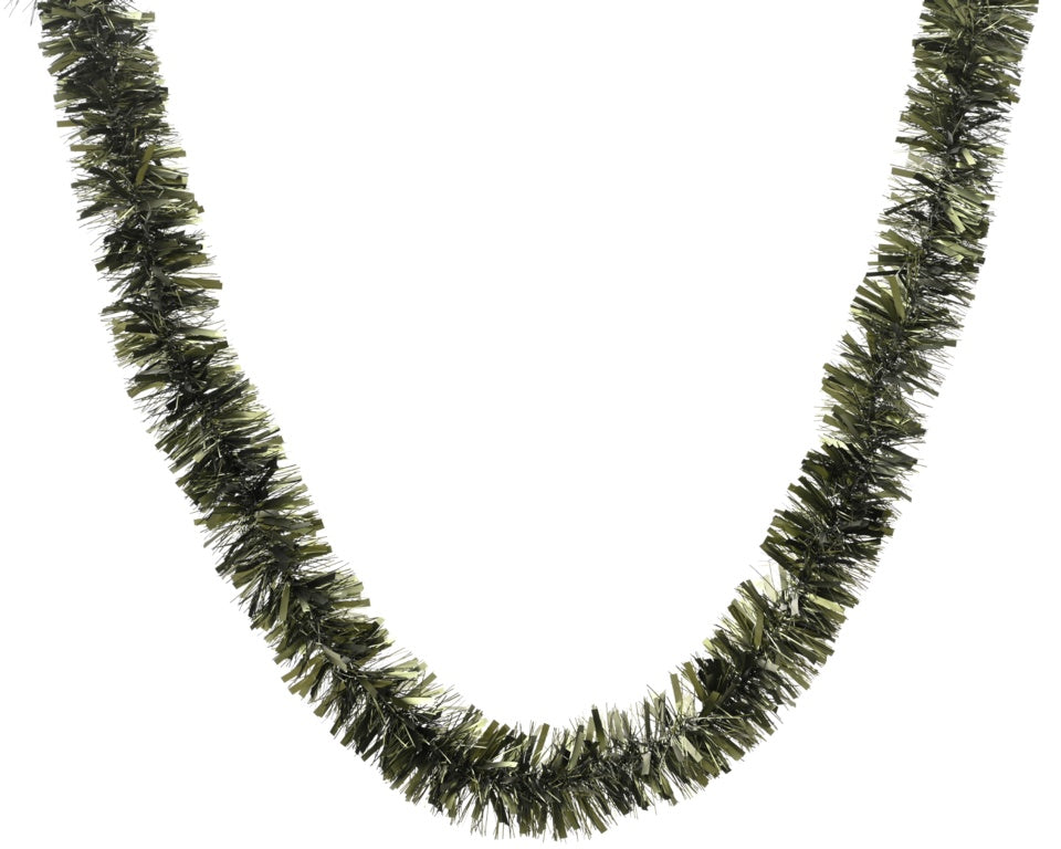 Kaemingk Tinsel Garland Rosemary Green - 270cm