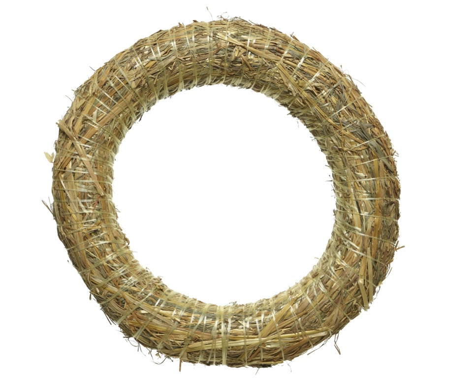 Kaemingk Straw Wreath Natural - 6cm
