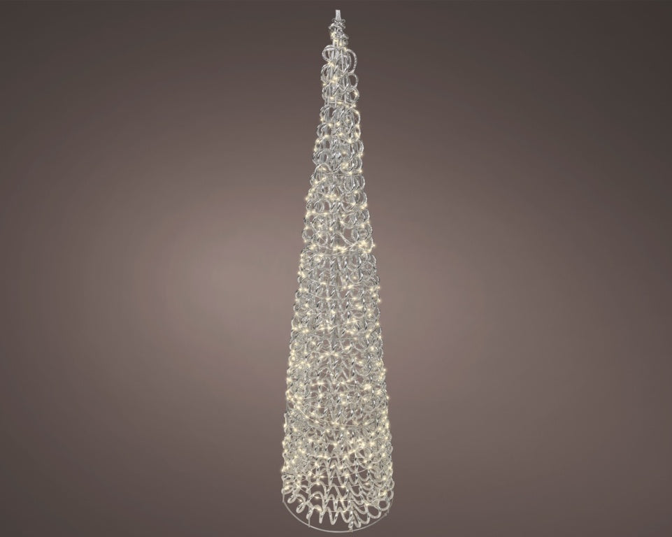 Kaemingk Micro LED Cone Silver - 500 LEDs