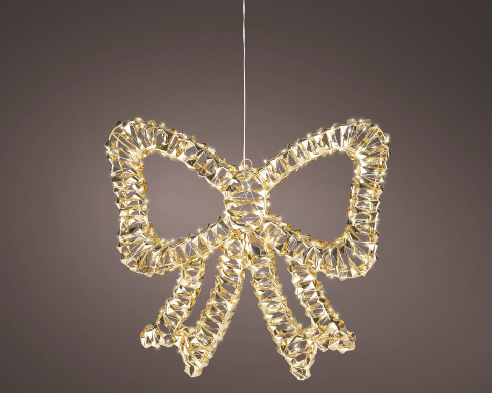 Kaemingk Micro LED Bow - 400 LEDs Gold/Warm White
