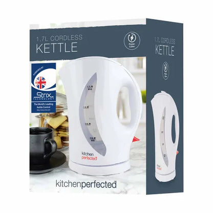 Kitchen Perfected 2Kw 1.7Ltr Cordless Kettle White